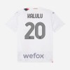 Maillot de Supporter AC Milan Kalulu 20 Extérieur 2023-24 Pour Enfant